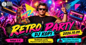 Beöltözős Retro Party 2026.10.9.