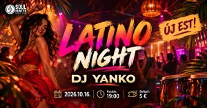 LATINO NIGHT by DJ Yanko 2026.10.16.